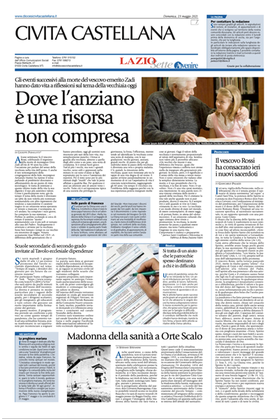 Avvenire - pagina diocesana del 23/05/2021